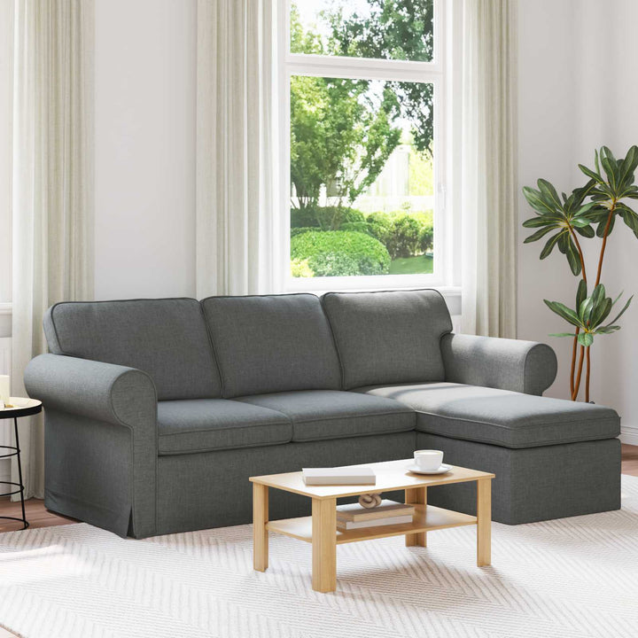 Soffa 215 X 138 X 80 Cm Tyg