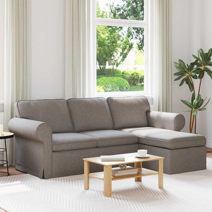 Soffa 215 X 138 X 80 Cm Tyg