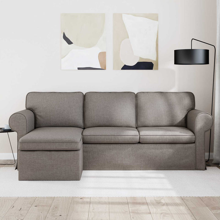 Soffa 215 X 138 X 80 Cm Tyg