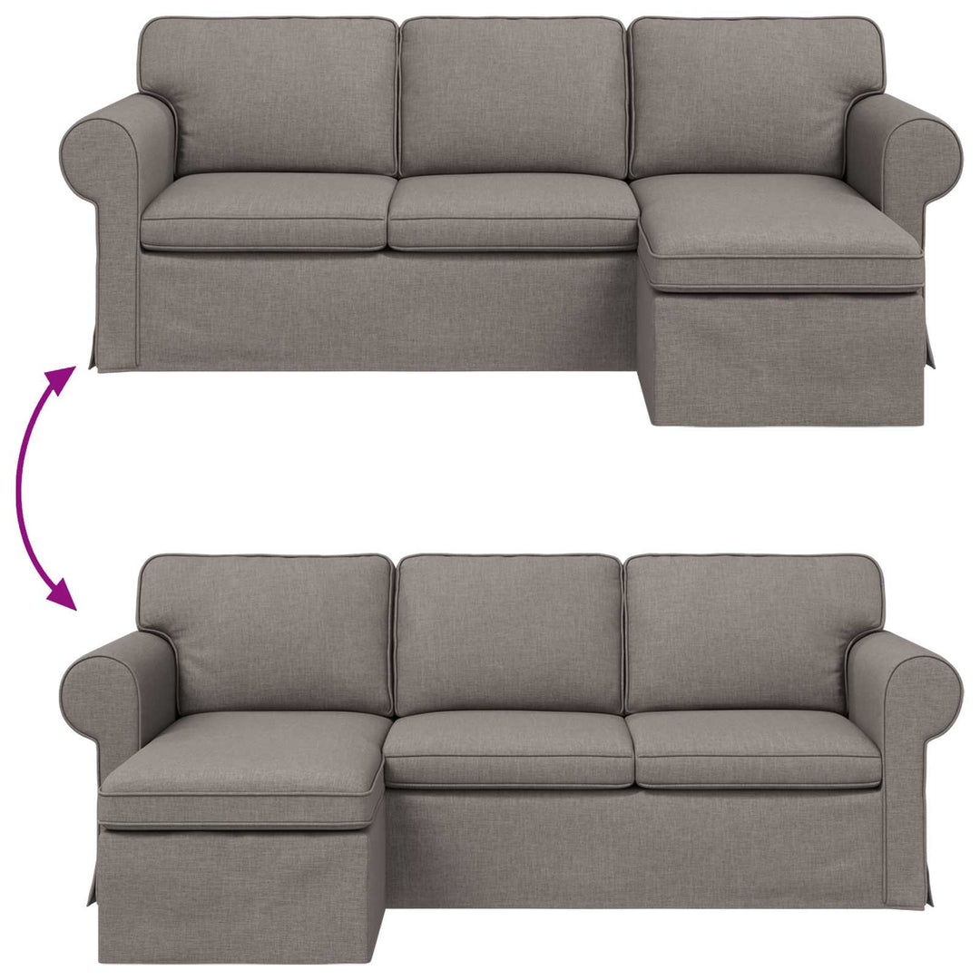 Soffa 215 X 138 X 80 Cm Tyg
