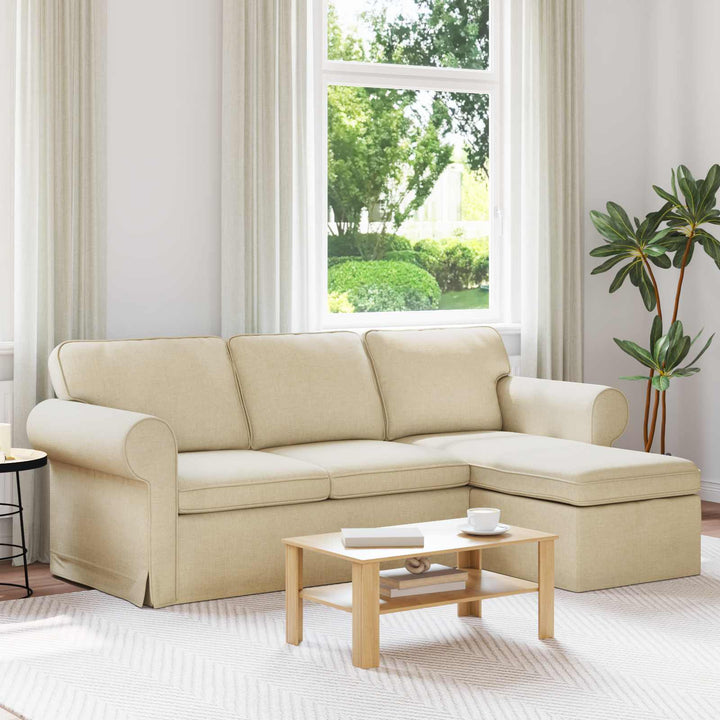 Soffa 215 X 138 X 80 Cm Tyg
