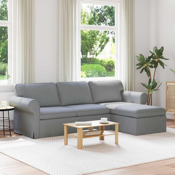 Soffa 215 X 138 X 80 Cm Tyg