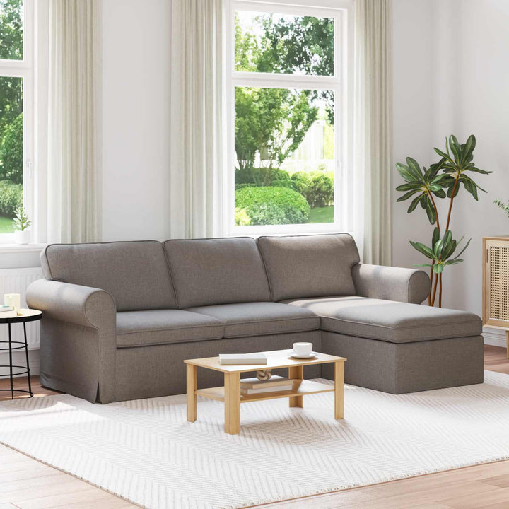 Soffa 215 X 138 X 80 Cm Tyg