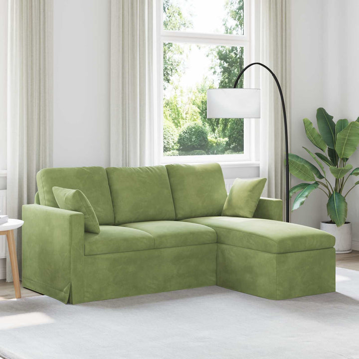 Soffa 228 X 134 X 80 Cm Sammet
