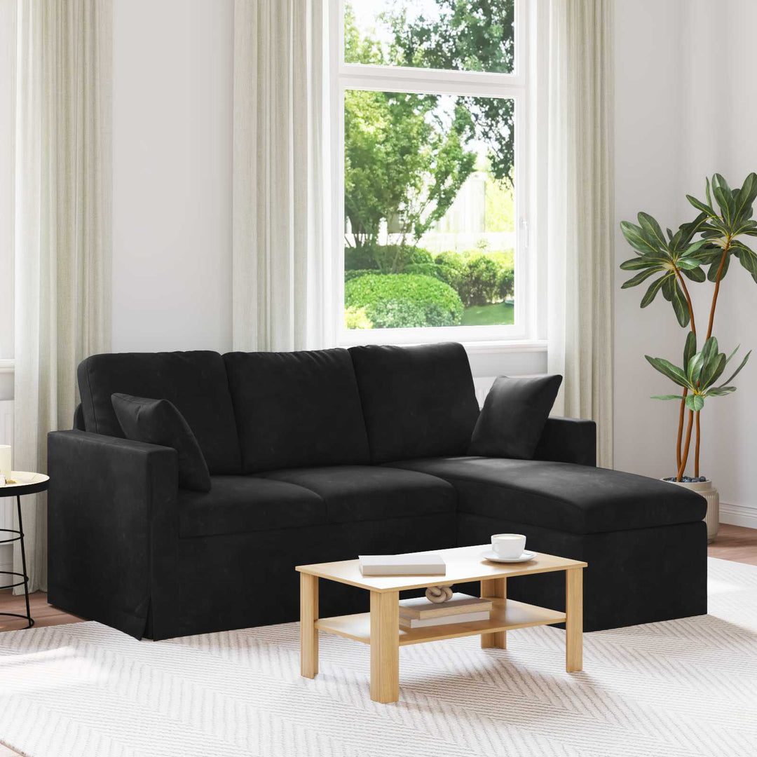 Soffa 228 X 134 X 80 Cm Sammet