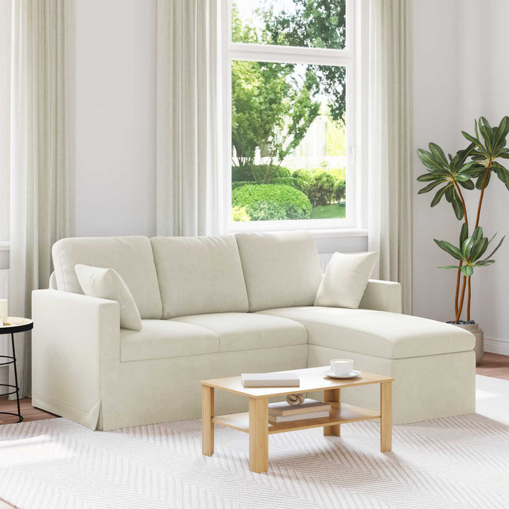 Soffa 228 X 134 X 80 Cm Sammet
