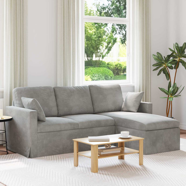 Soffa 228 X 134 X 80 Cm Sammet