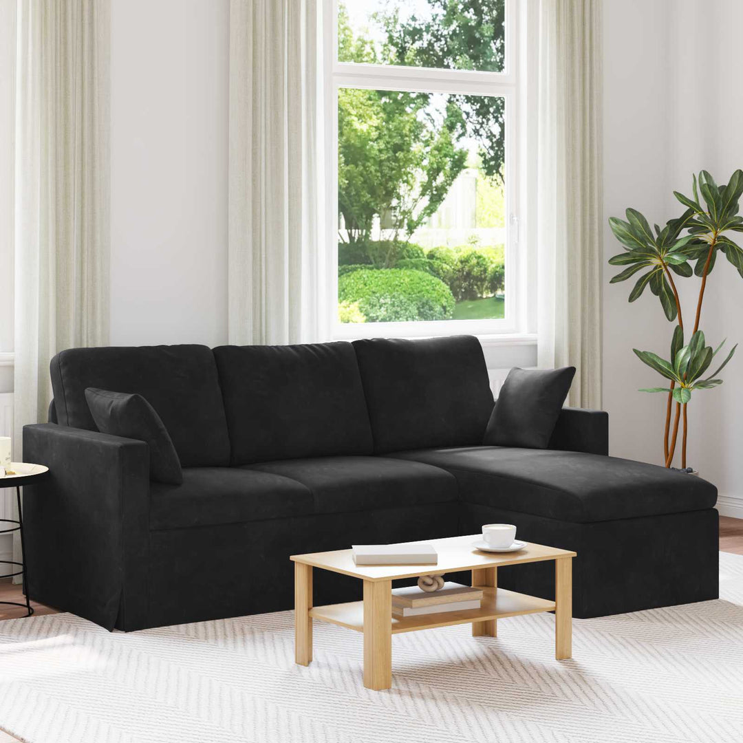 Soffa 228 X 134 X 80 Cm Sammet