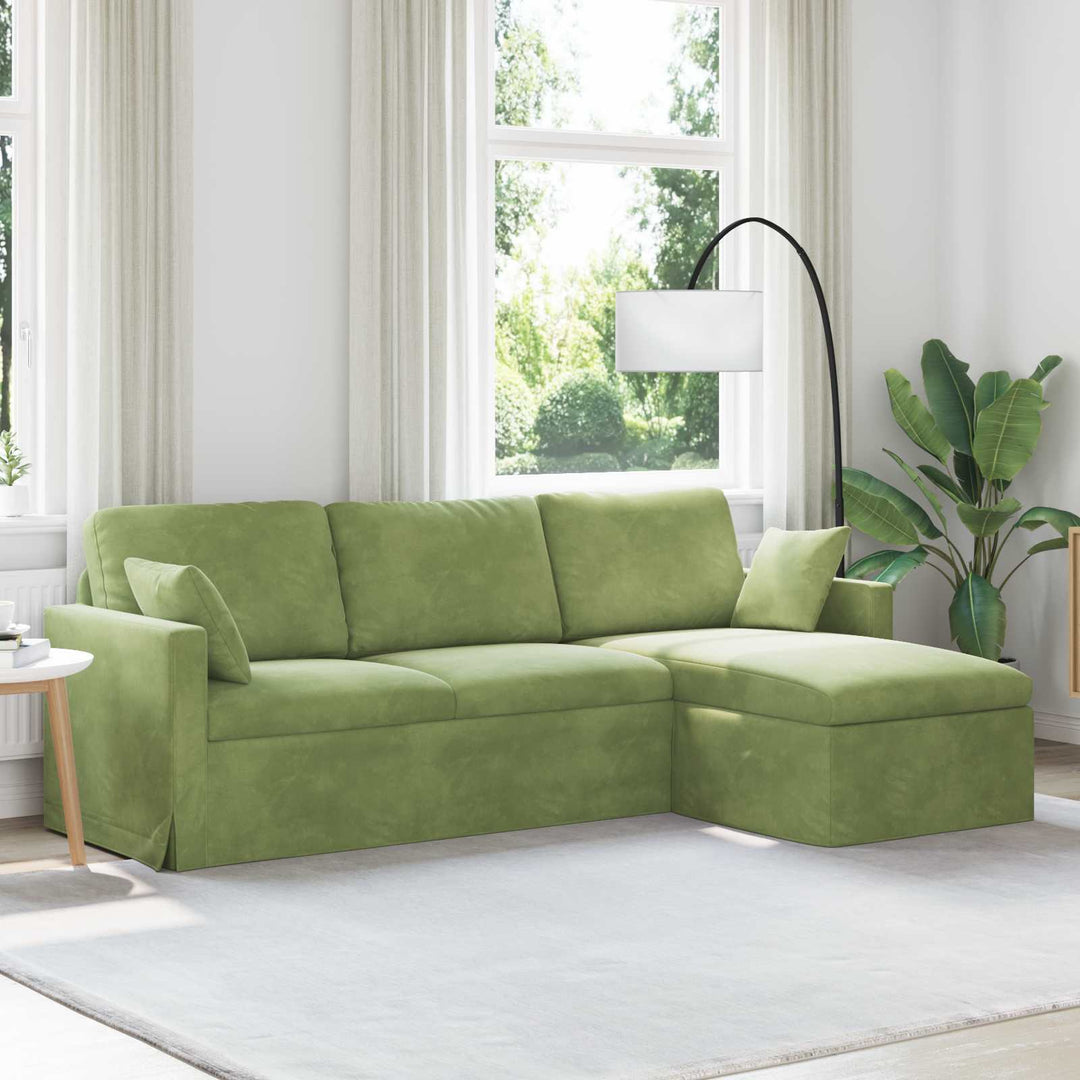 Soffa 228 X 134 X 80 Cm Sammet