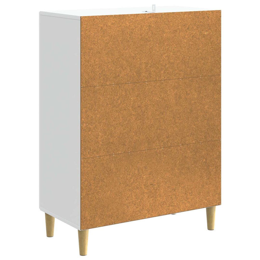 Lådans Skåp Vit 66 X 34,5 X 90 Cm Konstruerat Trä