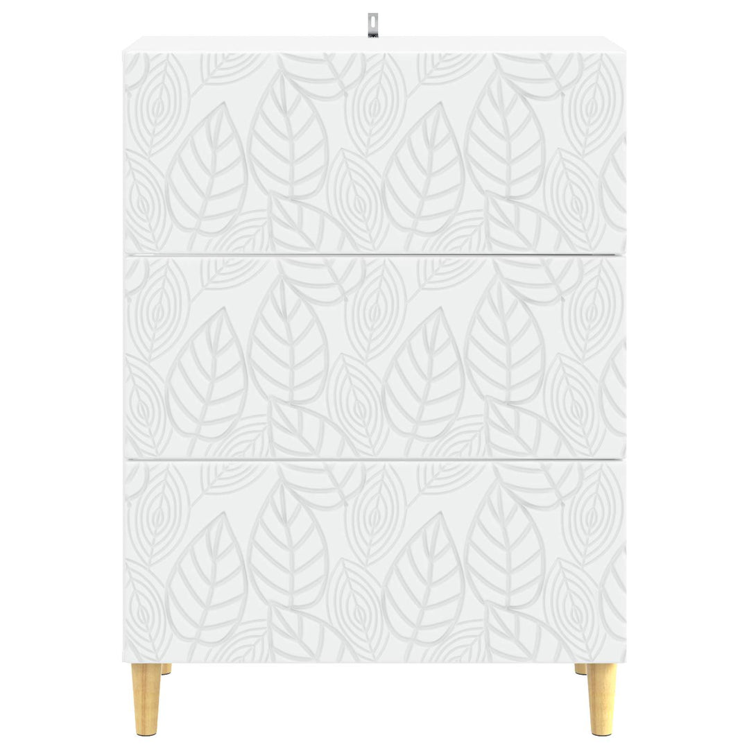 Lådans Skåp Vit 66 X 34,5 X 90 Cm Konstruerat Trä