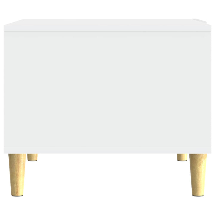 Kaffeebord Vit 90 X 50 X 40 Cm Konstruerat Trä