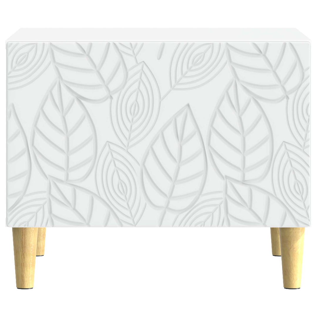 Kaffeebord Vit 50 X 49 X 40 Cm Konstruerat Trä
