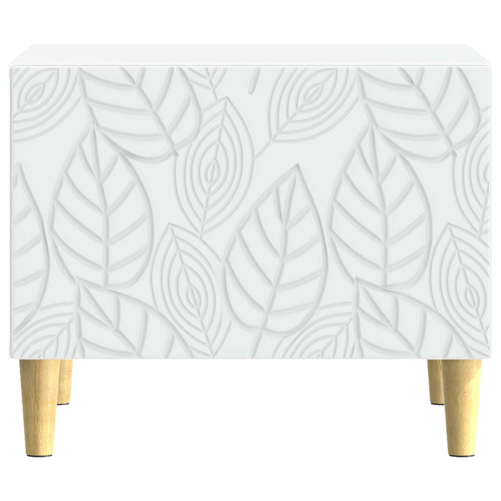 Kaffeebord Vit 50 X 49 X 40 Cm Konstruerat Trä
