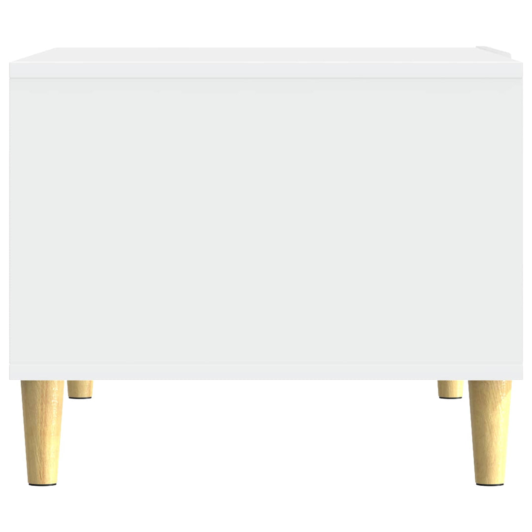 Kaffeebord Vit 50 X 49 X 40 Cm Konstruerat Trä