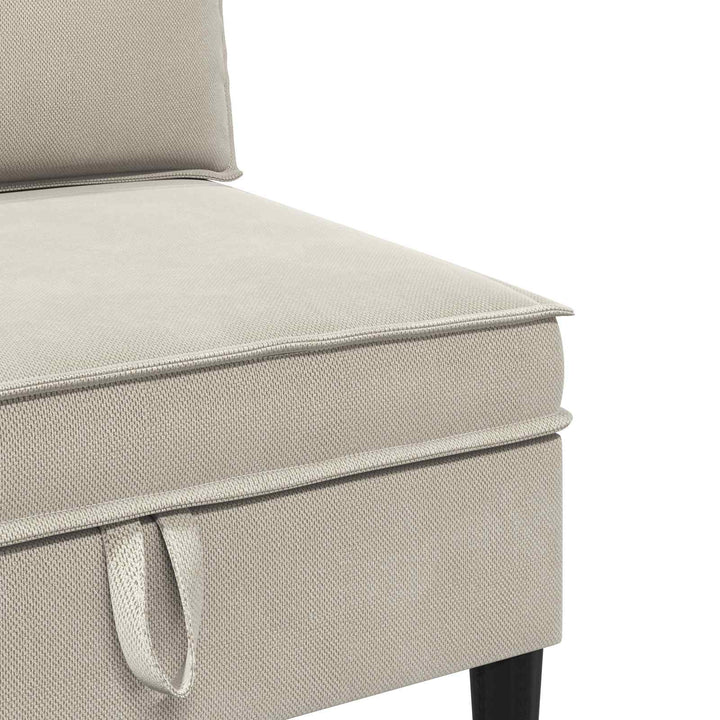 Möbelset För Vardagsrummet 4 Pcs Havre Tyg