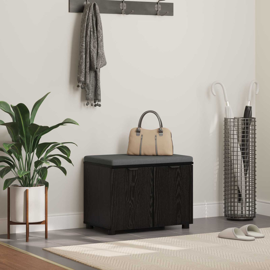 Hallbänk 100 X 38 X 46 Cm Konstruerat Trä Och Tyg