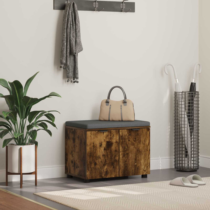 Hallbänk 100 X 38 X 46 Cm Konstruerat Trä Och Tyg