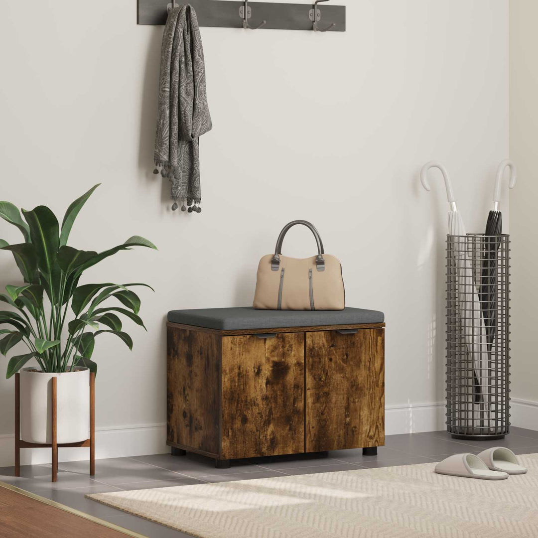 Hallbänk 100 X 38 X 46 Cm Konstruerat Trä Och Tyg