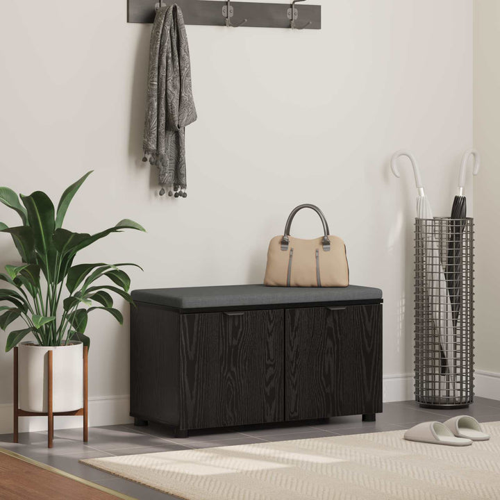 Hallbänk 100 X 38 X 46 Cm Konstruerat Trä Och Tyg