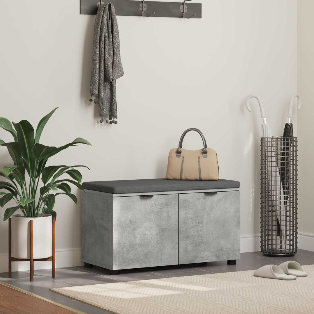Hallbänk 100 X 38 X 46 Cm Konstruerat Trä Och Tyg