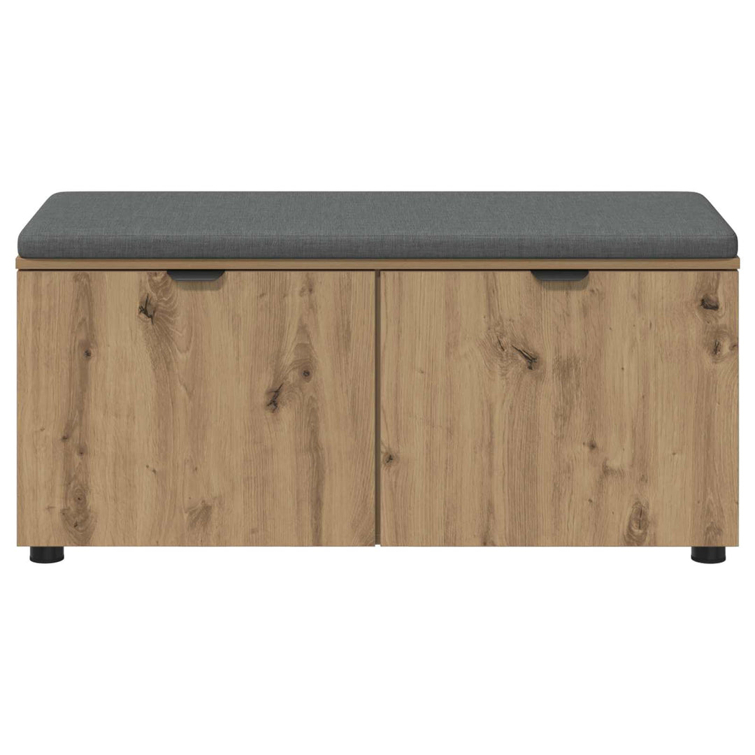 Hallbänk 100 X 38 X 46 Cm Konstruerat Trä Och Tyg