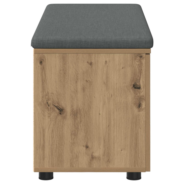 Hallbänk 100 X 38 X 46 Cm Konstruerat Trä Och Tyg