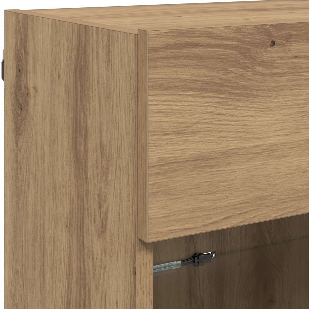 Tv Vägghylla Artisan Ek 98,5 X 30 X 60,5 Cm Konstruerat Trä