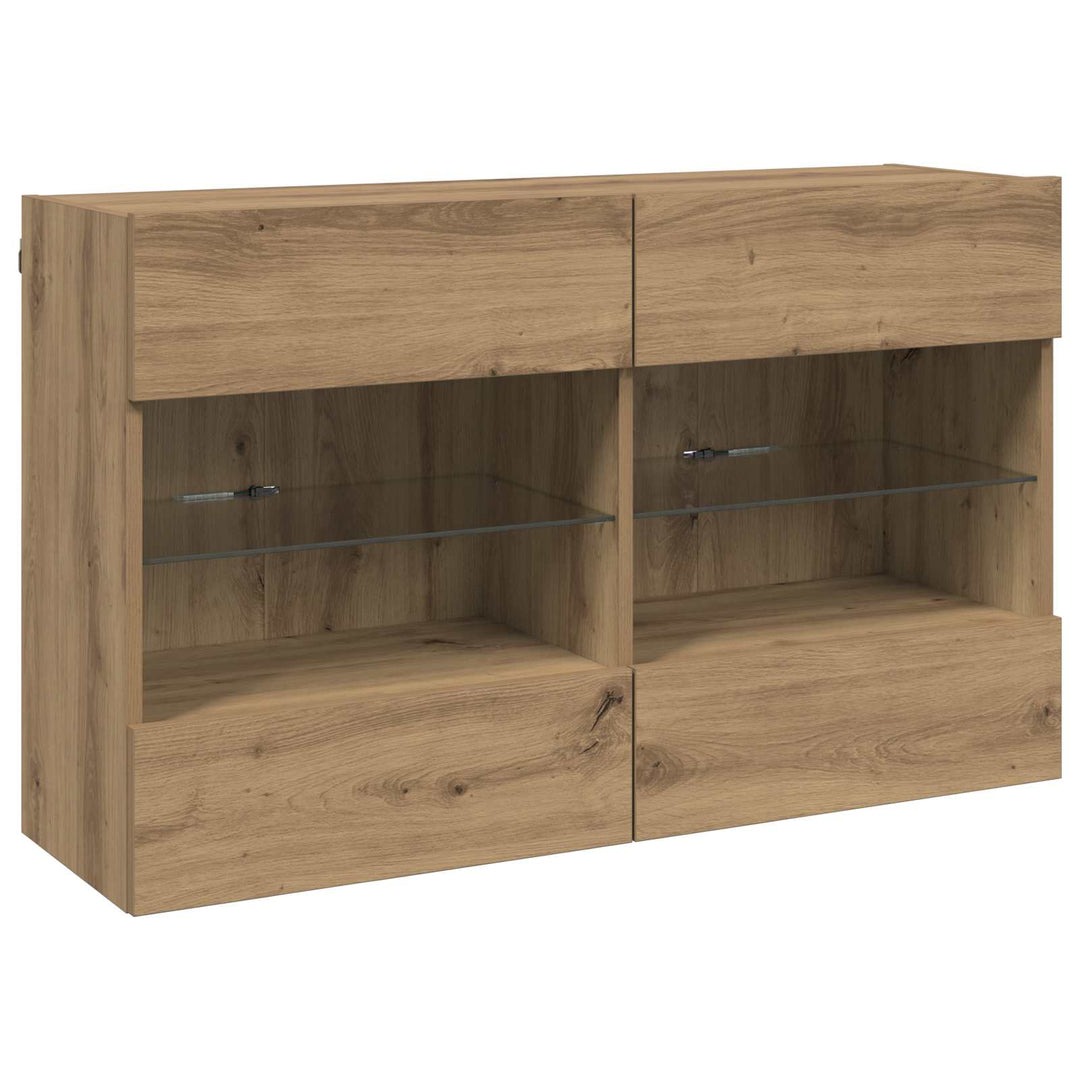 Tv Vägghylla Artisan Ek 98,5 X 30 X 60,5 Cm Konstruerat Trä