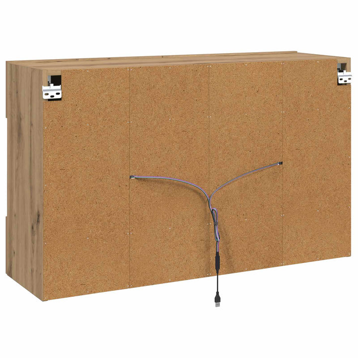 Tv Vägghylla Artisan Ek 98,5 X 30 X 60,5 Cm Konstruerat Trä