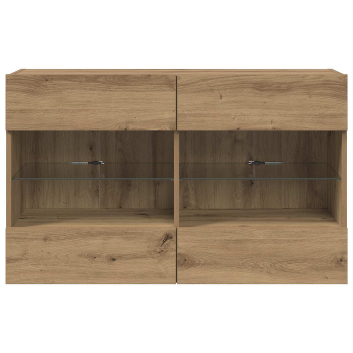 Tv Vägghylla Artisan Ek 98,5 X 30 X 60,5 Cm Konstruerat Trä