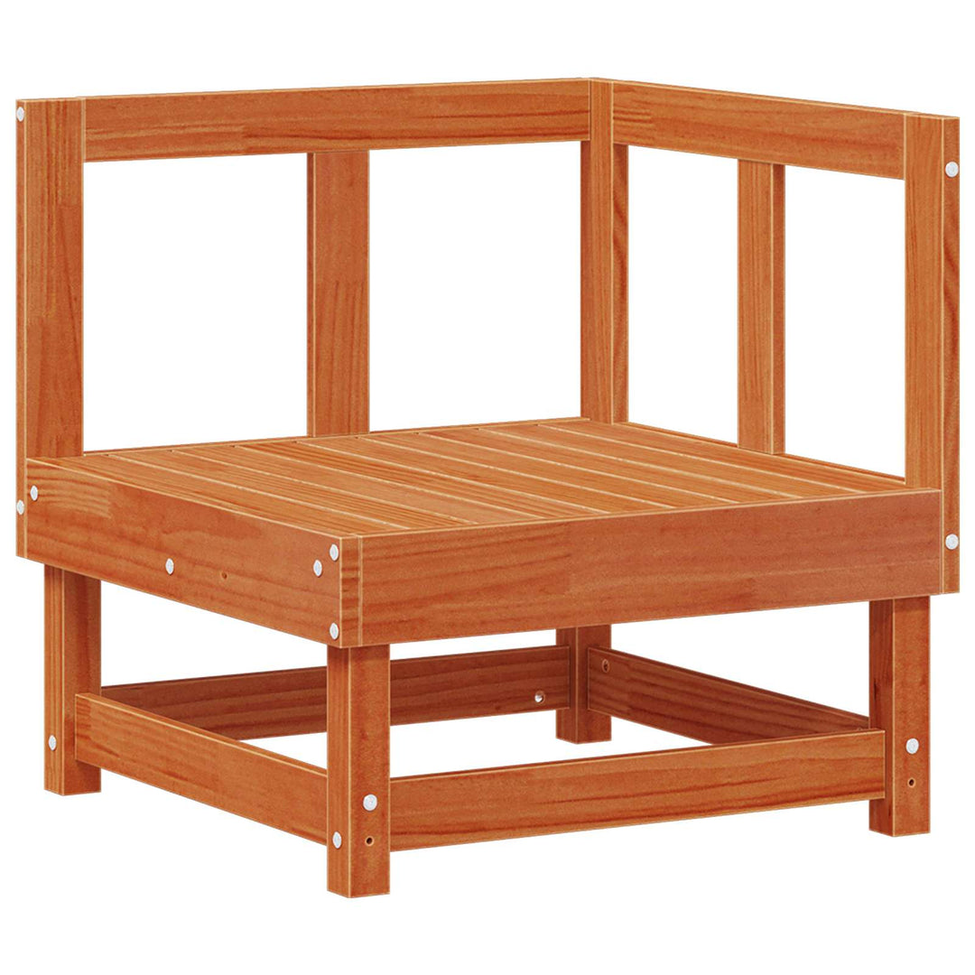 Sektionell Soffa Enheter Vaxbrun 183 X 61 X 62 Cm Massivt Furu