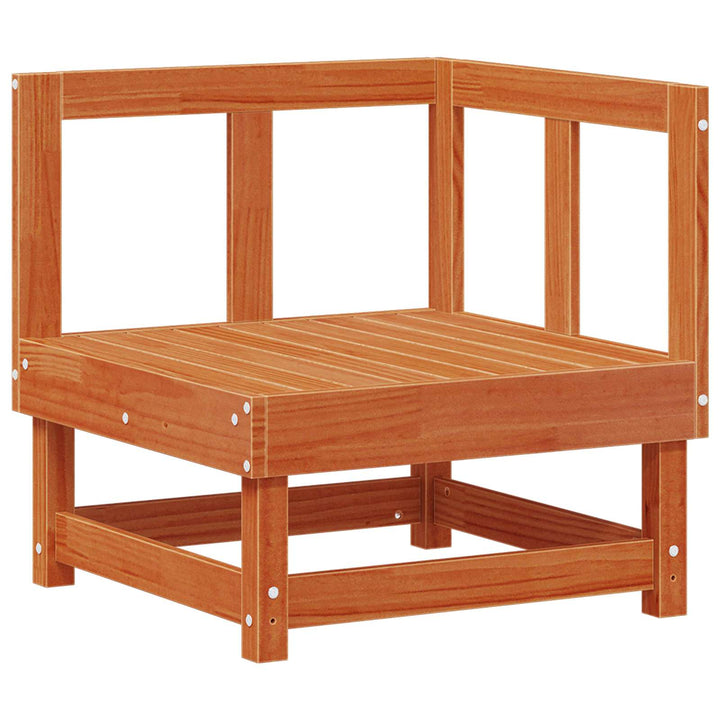 Sektionell Soffa Enheter Vaxbrun 183 X 61 X 62 Cm Massivt Furu