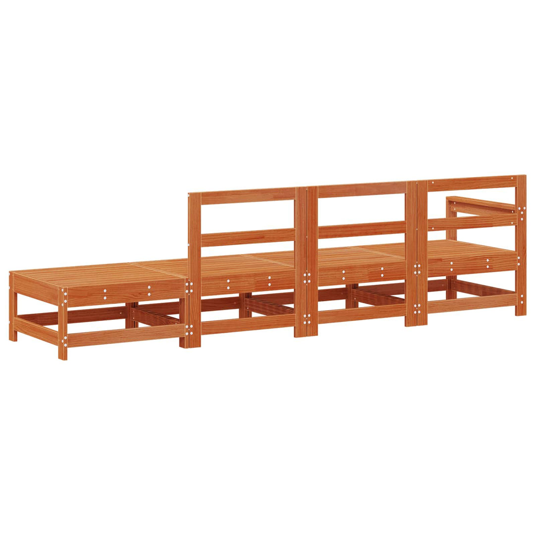 Sektionell Soffa Enheter Vaxbrun 252 X 62 X 70,5 Cm