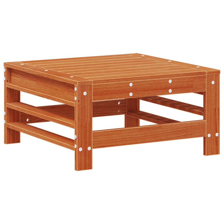 Sektionell Soffa Enheter 3 Stycke Vaxbrun Massivt Furu