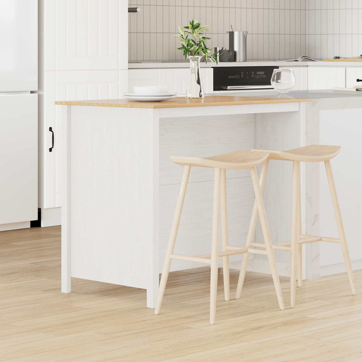 Kököar Hill Vit 112 X 66 X 90 Cm Massivt Furu