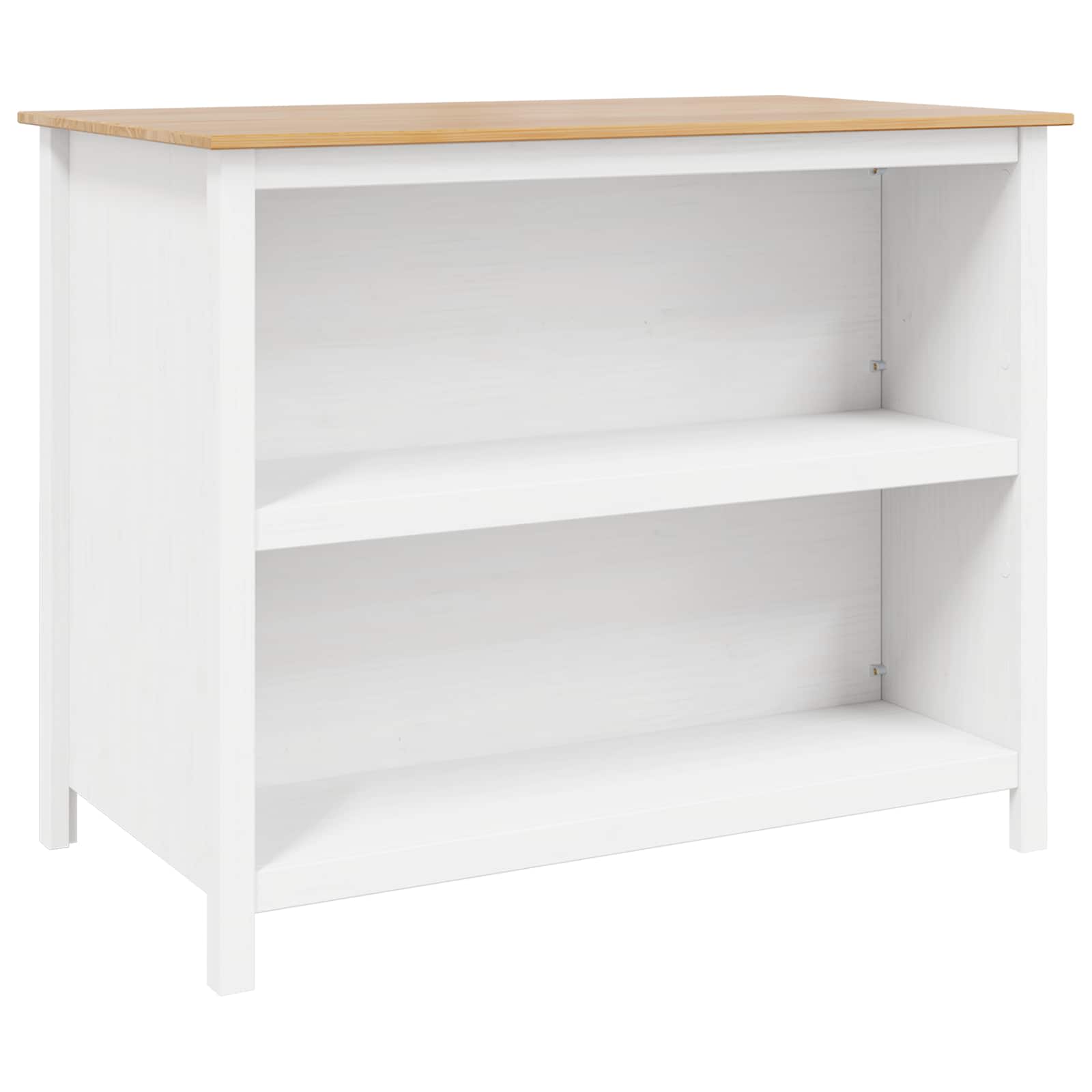 Kököar Hill Vit 112 X 66 X 90 Cm Massivt Furu