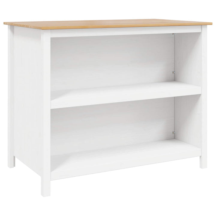 Kököar Hill Vit 112 X 66 X 90 Cm Massivt Furu