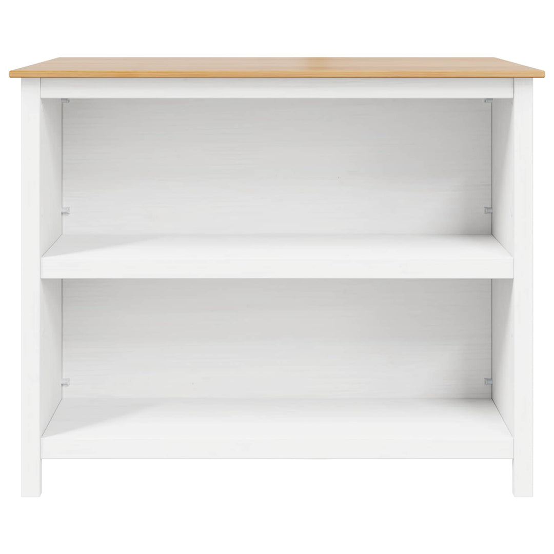 Kököar Hill Vit 112 X 66 X 90 Cm Massivt Furu