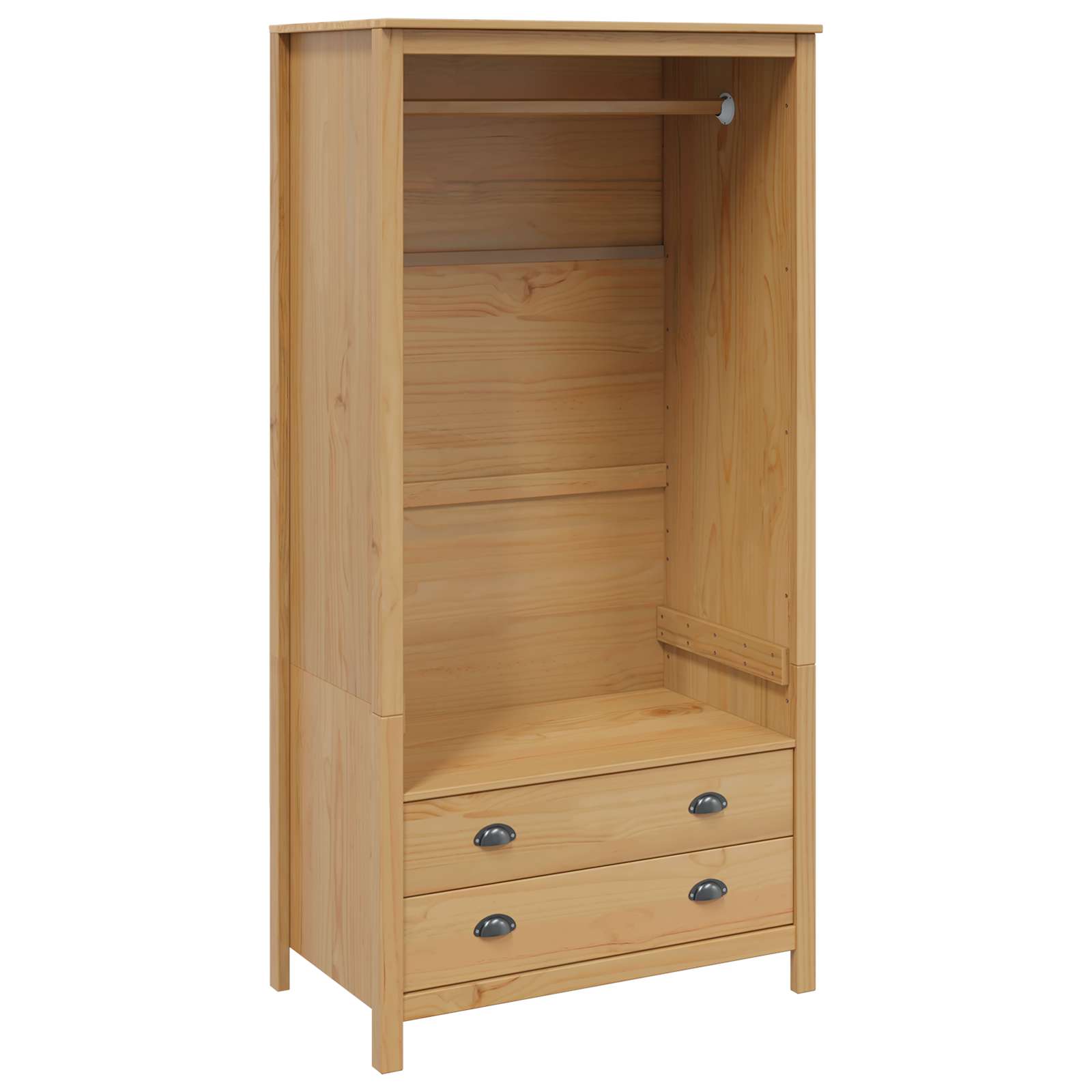 Garderob Hill Honung Brun 84 X 50 X 170 Cm Massivt Furu