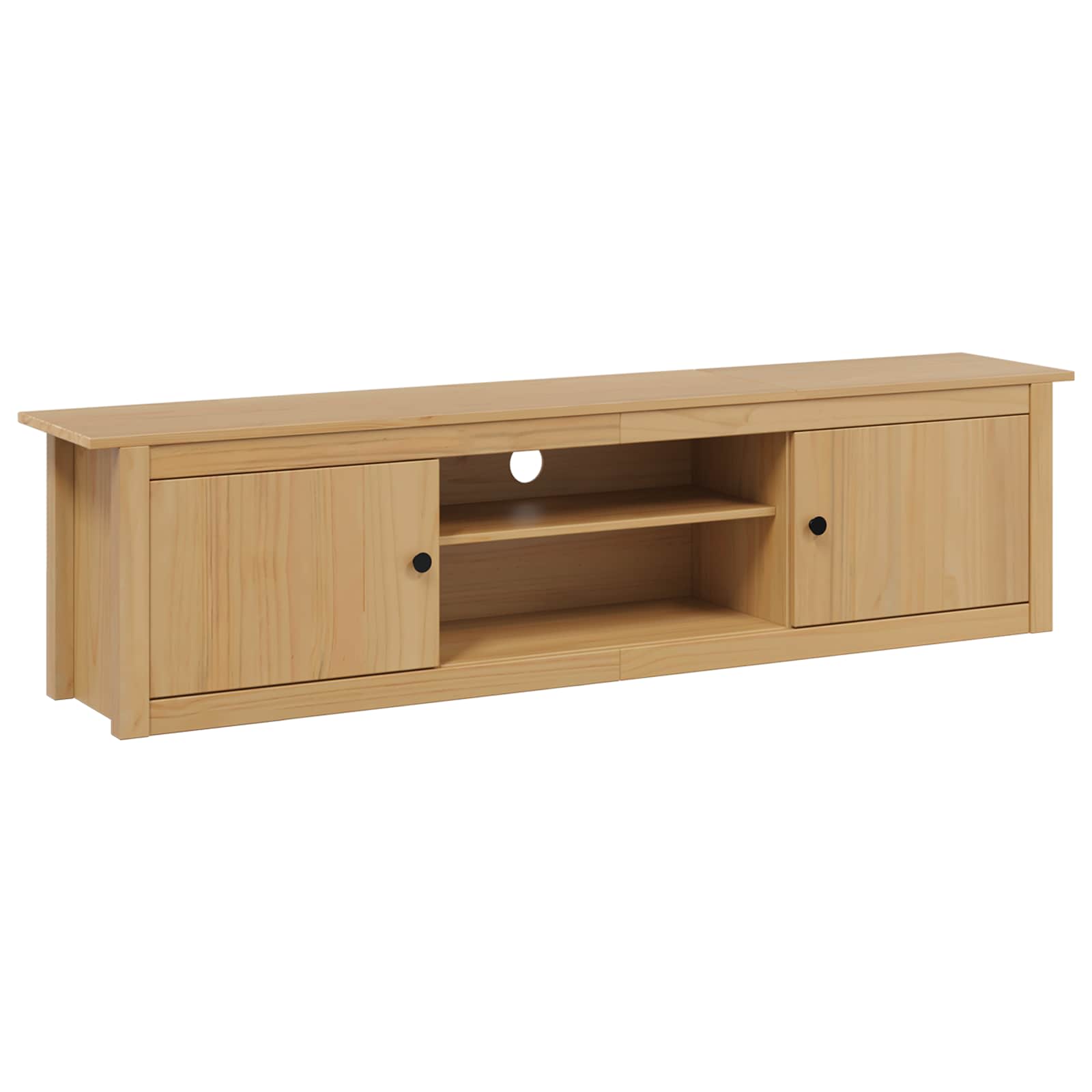 Tv-Ställ Hill Honung Brun 158 X 40 X 39.5 Cm Massivt Furu