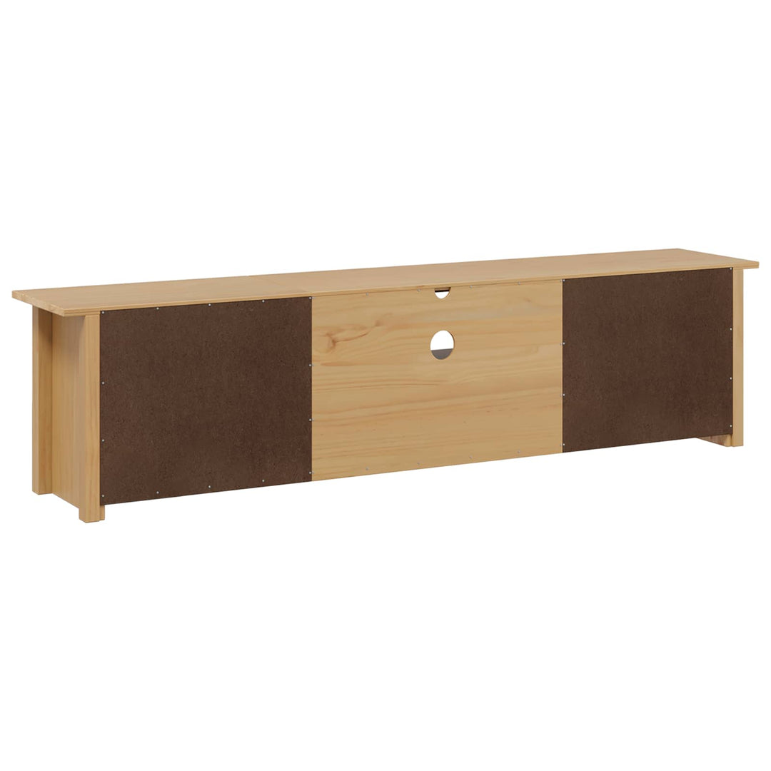 Tv-Ställ Hill Honung Brun 158 X 40 X 39.5 Cm Massivt Furu