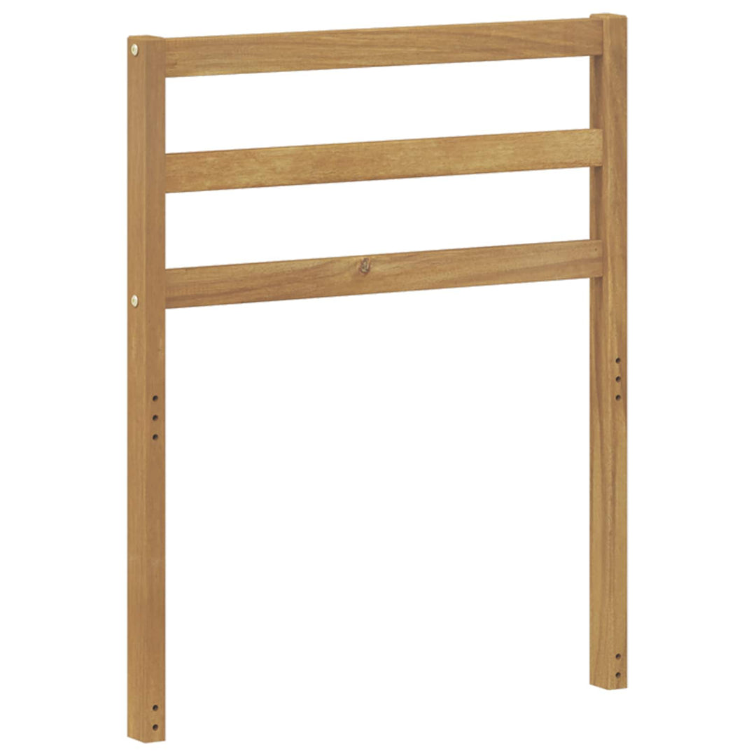 Ryggstöd Modul Vit 59 X 4 X 73 Cm Massivt Akaciaträ