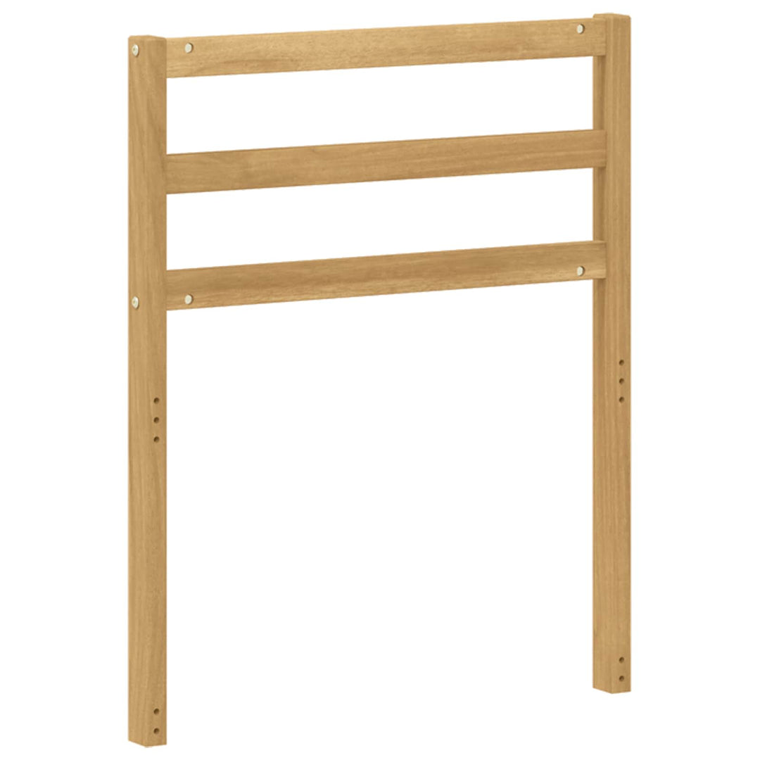 Armstöd Moduler 2 St Vit 59 X 4 X 73 Cm Massivt Akaciaträ