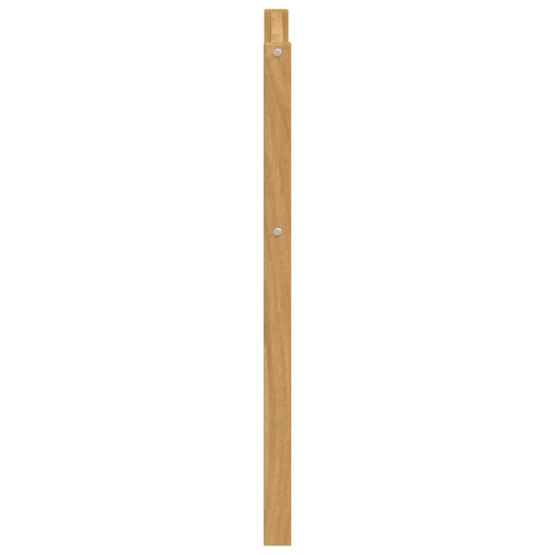 Armstöd Moduler 2 St Vit 59 X 4 X 73 Cm Massivt Akaciaträ