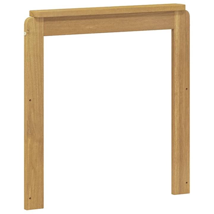 Armstödmodul 2 St Vit 59 X 6 X 61 Cm Massivt Akaciaträ