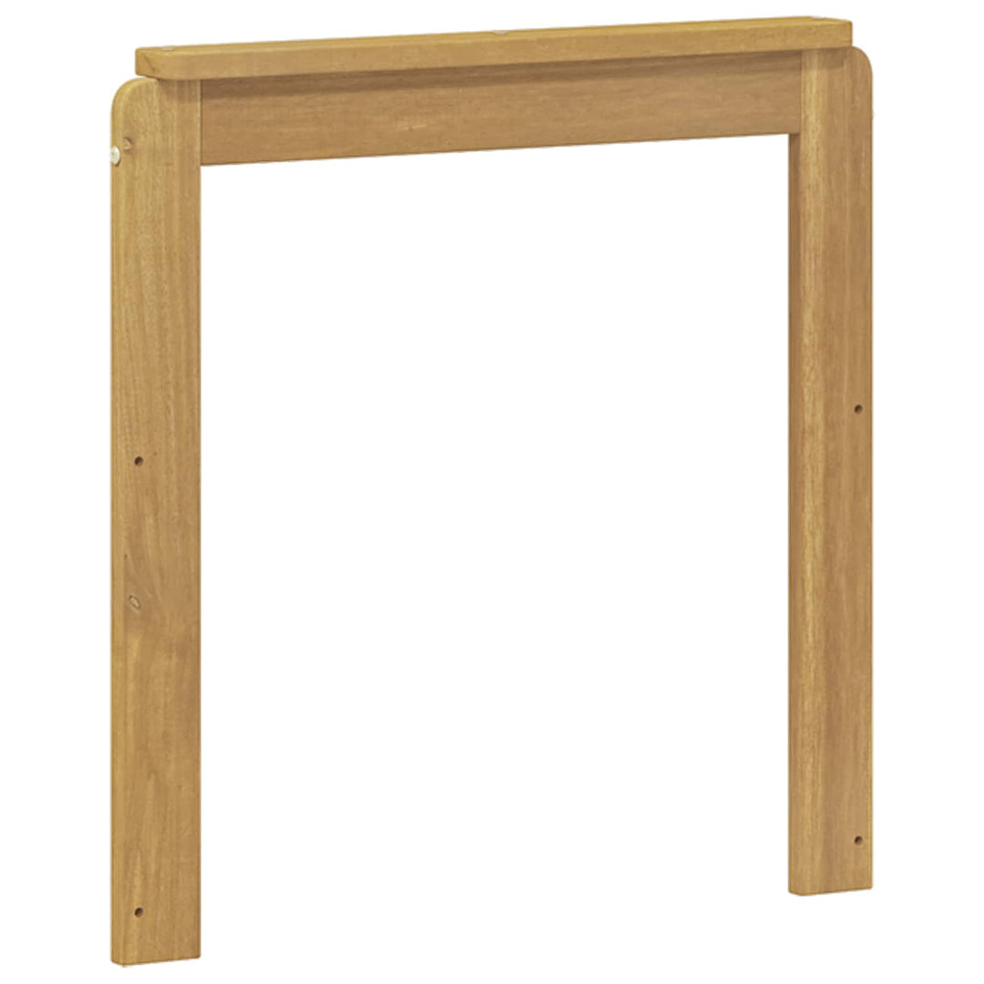 Armstödmodul 2 St Vit 59 X 6 X 61 Cm Massivt Akaciaträ