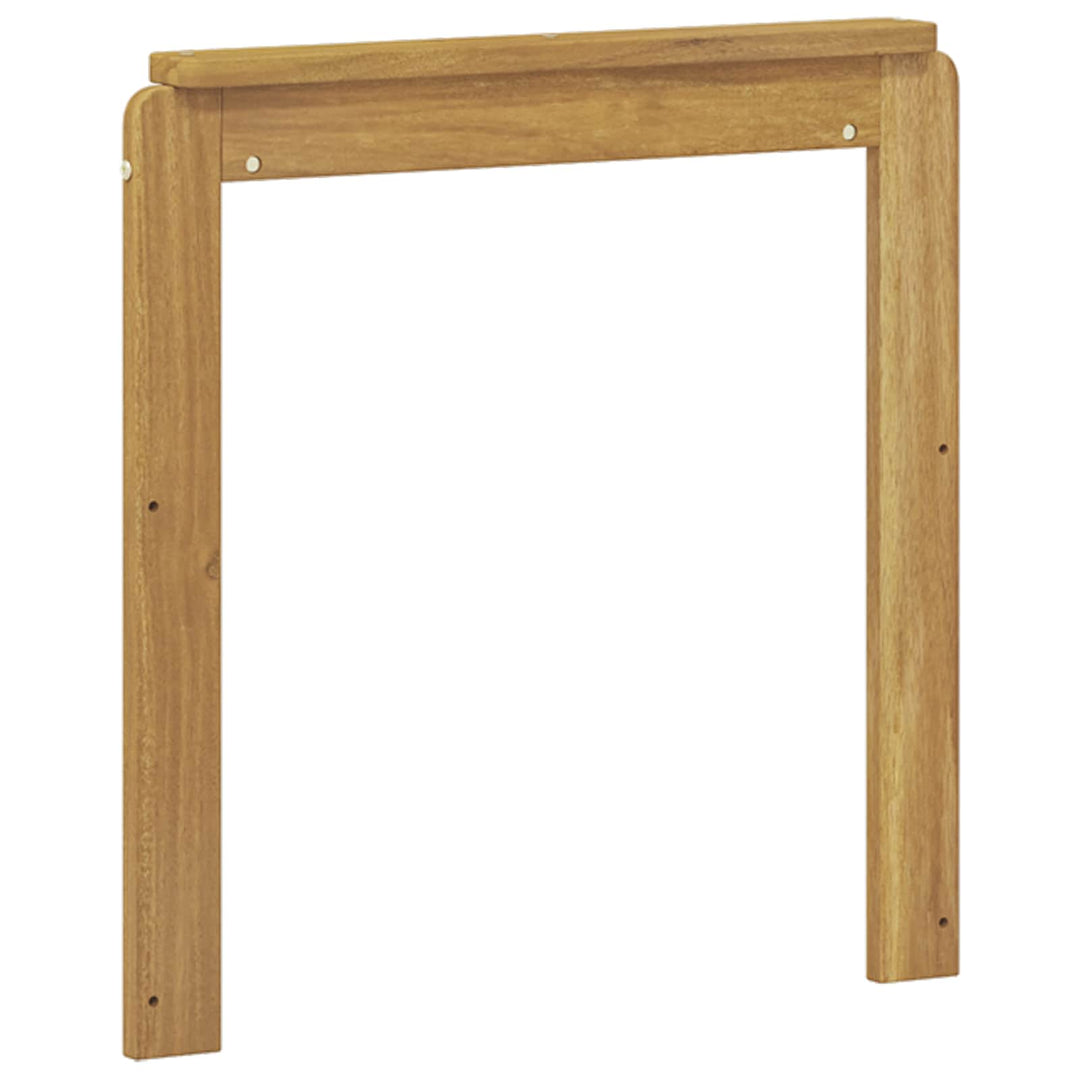 Armstödmodul 2 St Vit 59 X 6 X 61 Cm Massivt Akaciaträ