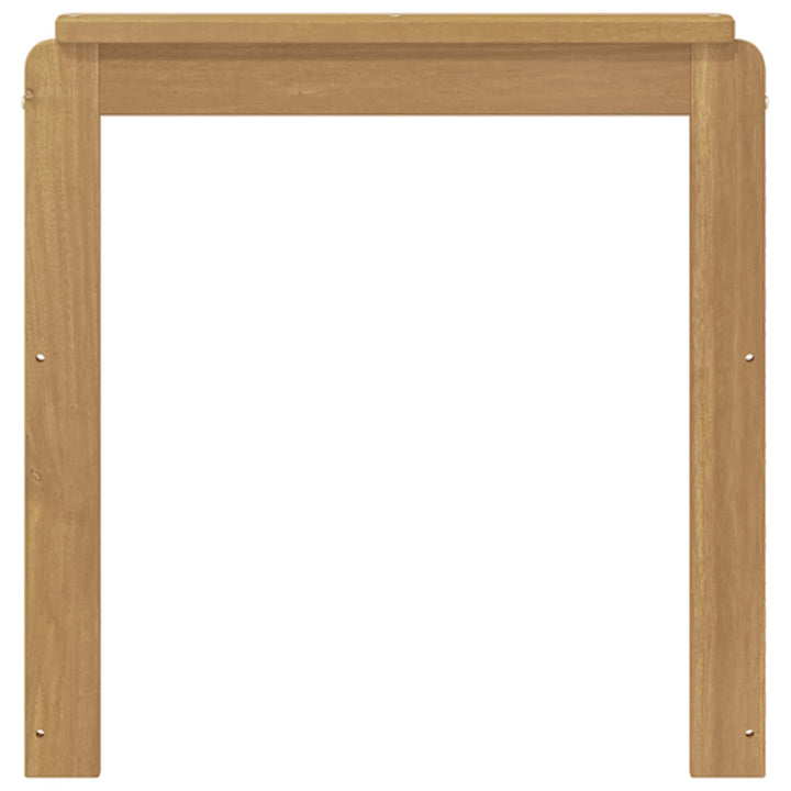 Armstödmodul 2 St Vit 59 X 6 X 61 Cm Massivt Akaciaträ