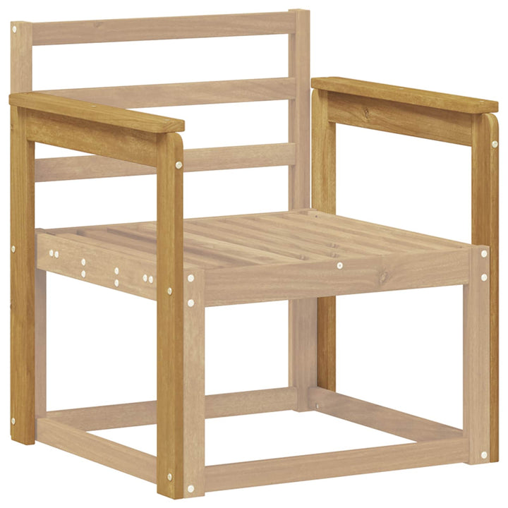Armstödmodul 2 St Vit 59 X 6 X 61 Cm Massivt Akaciaträ
